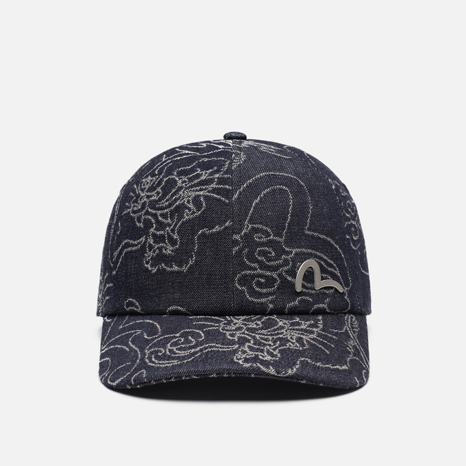 Кепка Evisu Heritage All Over Leopard Jacquard Denim