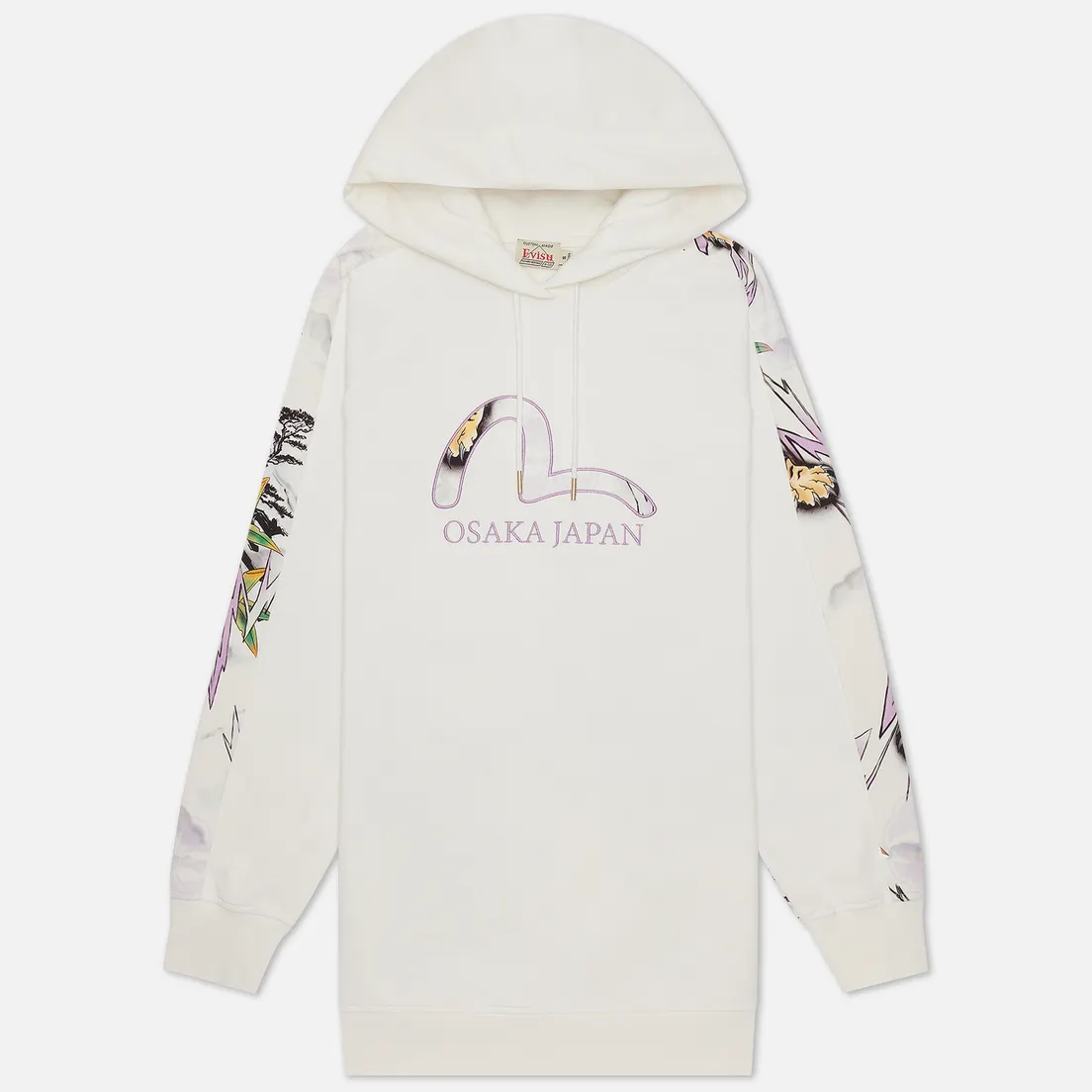 Evisu Женская толстовка Heritage Landscape All Over Printed Hoodie