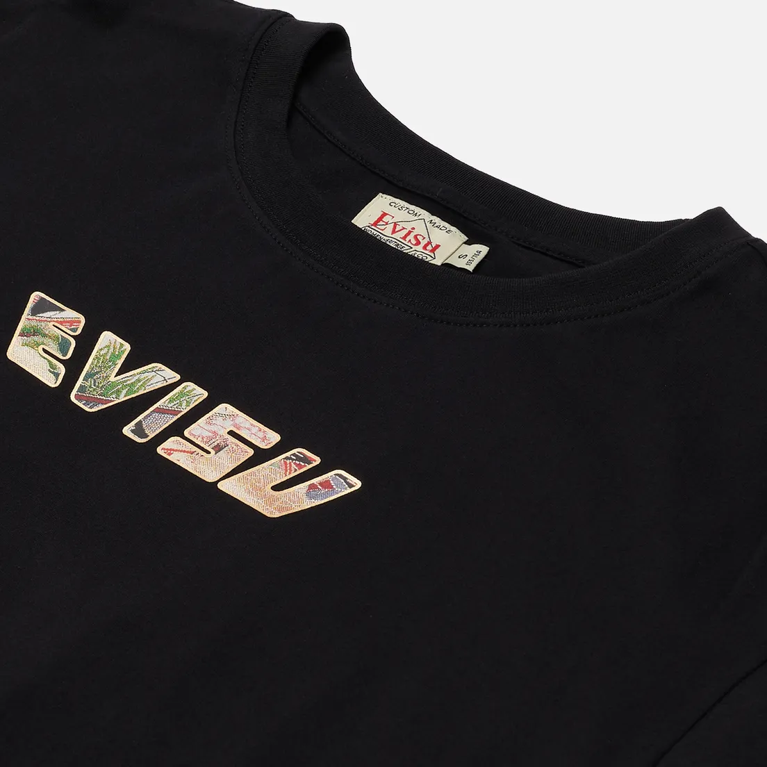 Evisu Женская футболка Gradated Daicock Crane & Brocade