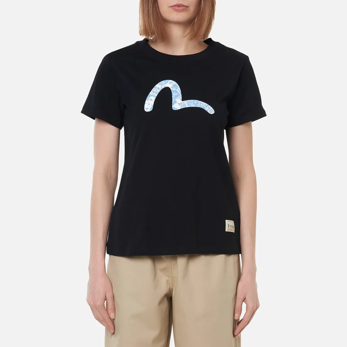 Evisu Женская футболка Pattern Seagull Print
