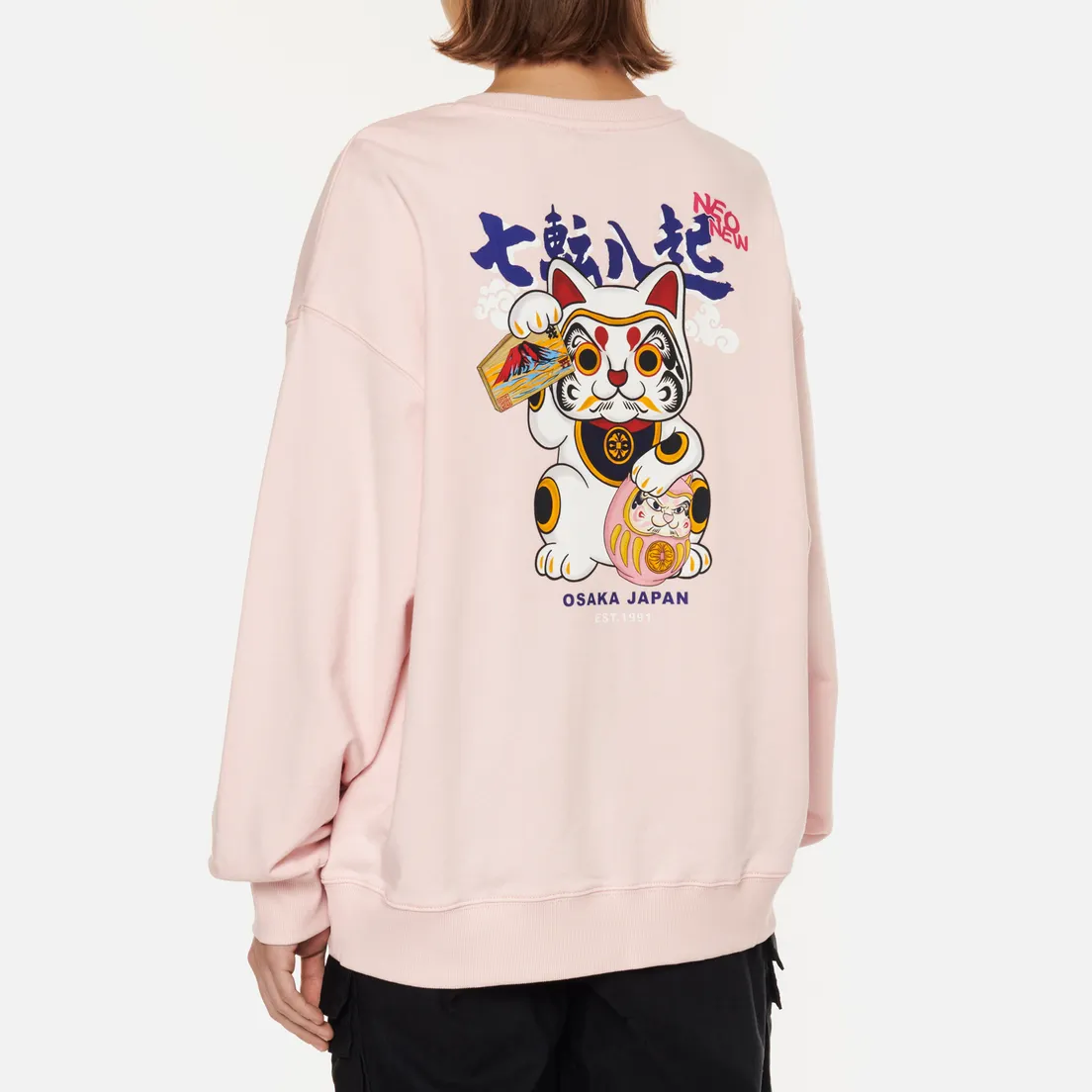 Evisu Женская толстовка Omamori Peony Printed