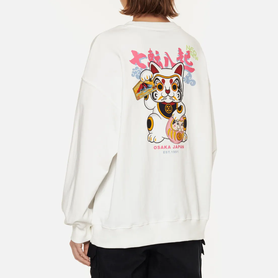 Evisu Женская толстовка Omamori Peony Printed