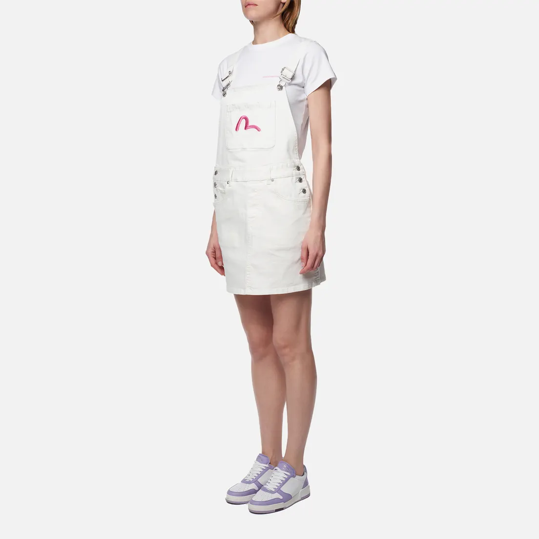 Evisu Женский комбинезон Seagull Embroidered Stripes