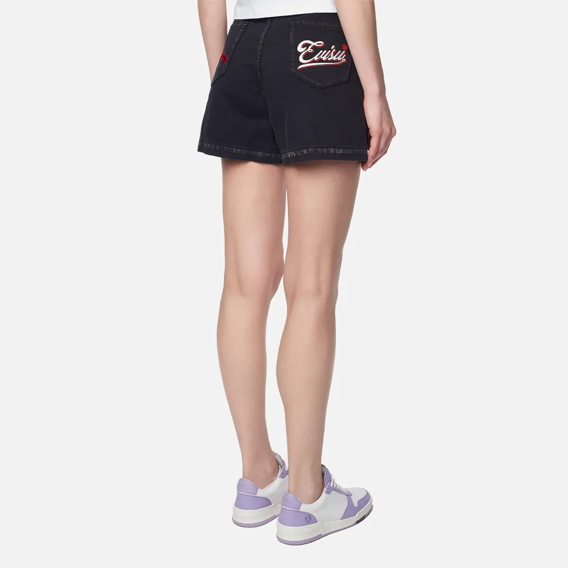 Evisu Женские шорты Seagull & Evisu 3D Embroidered Denim