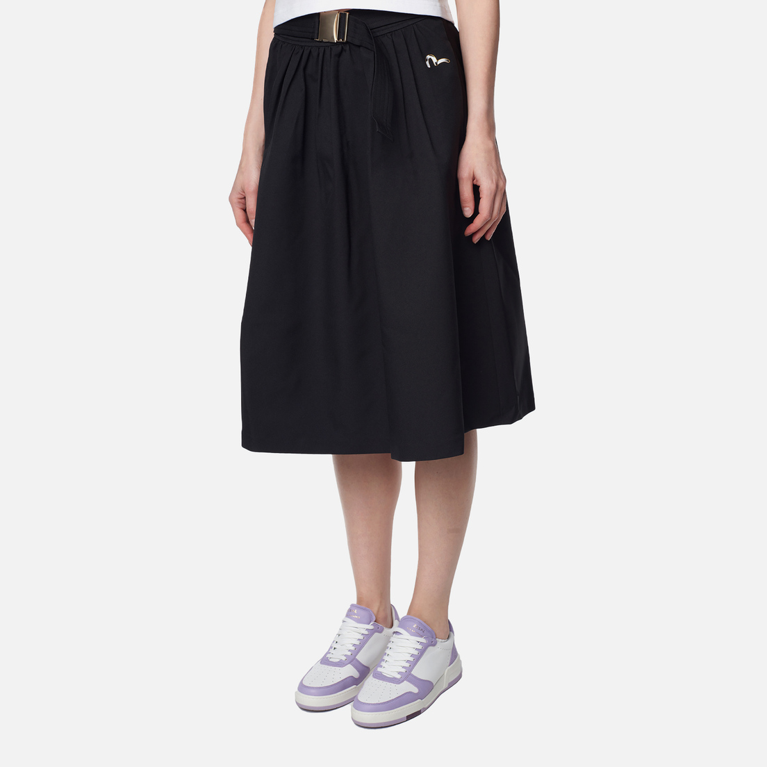 Evisu Женская юбка Seagull Embroidered Flare