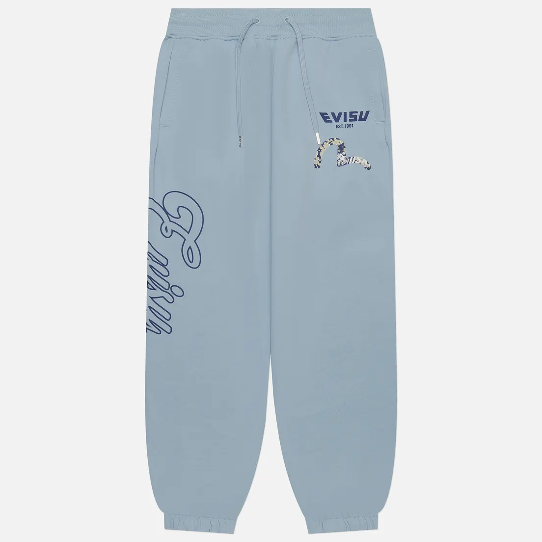 Evisu Женские брюки Printed Evisu & Seagull Fashion