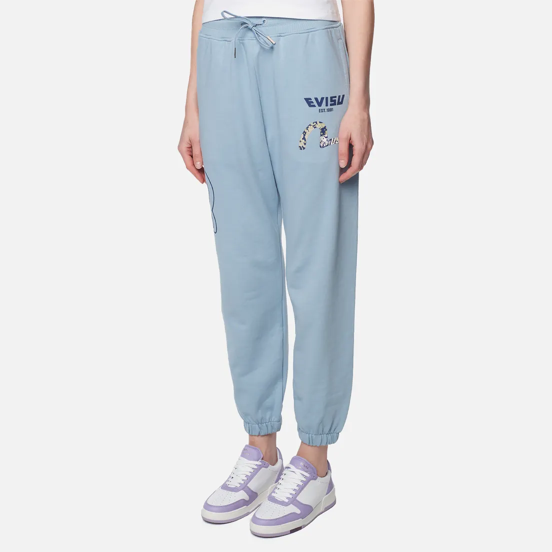 Evisu Женские брюки Printed Evisu & Seagull Fashion