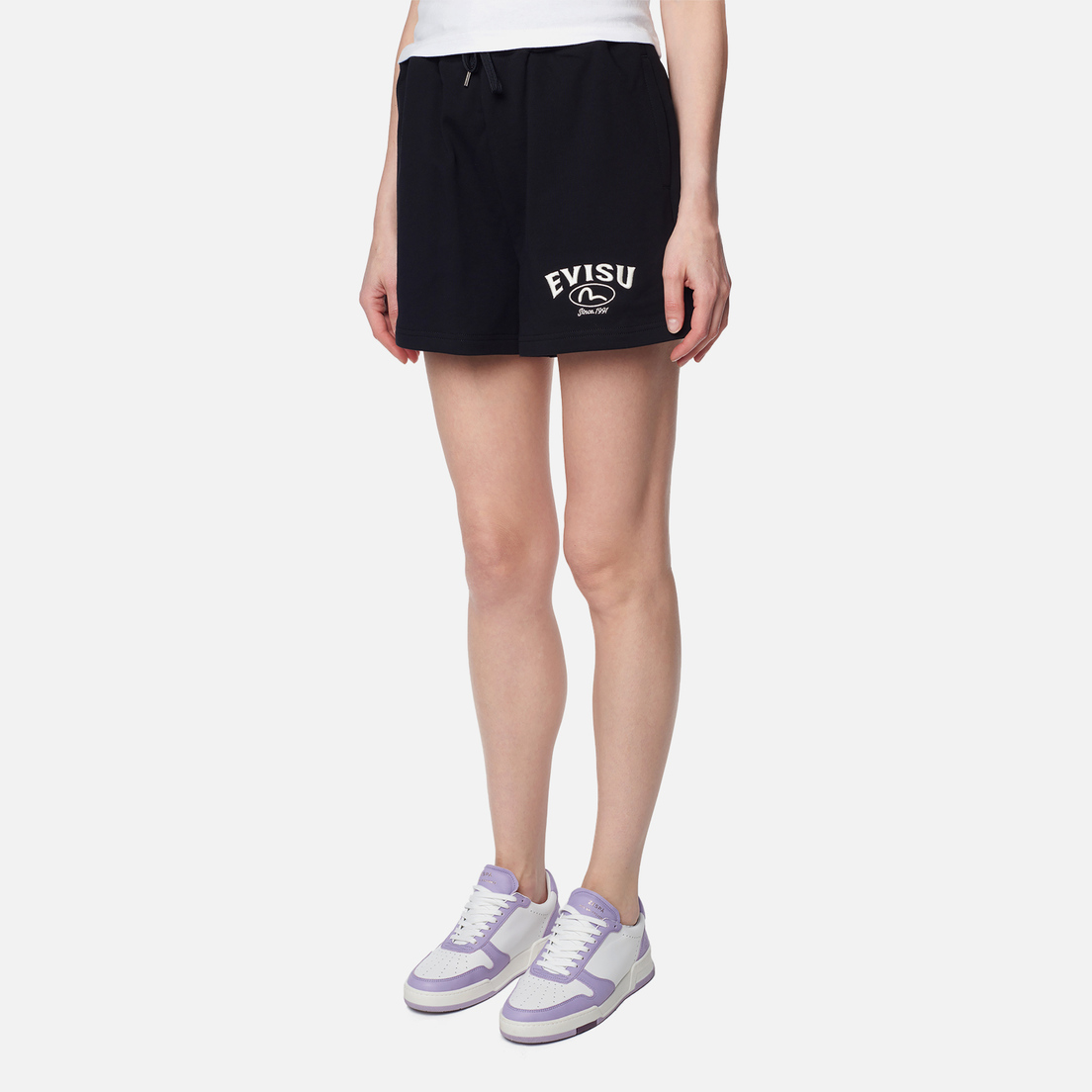 Evisu Женские шорты Embroidered Evisu