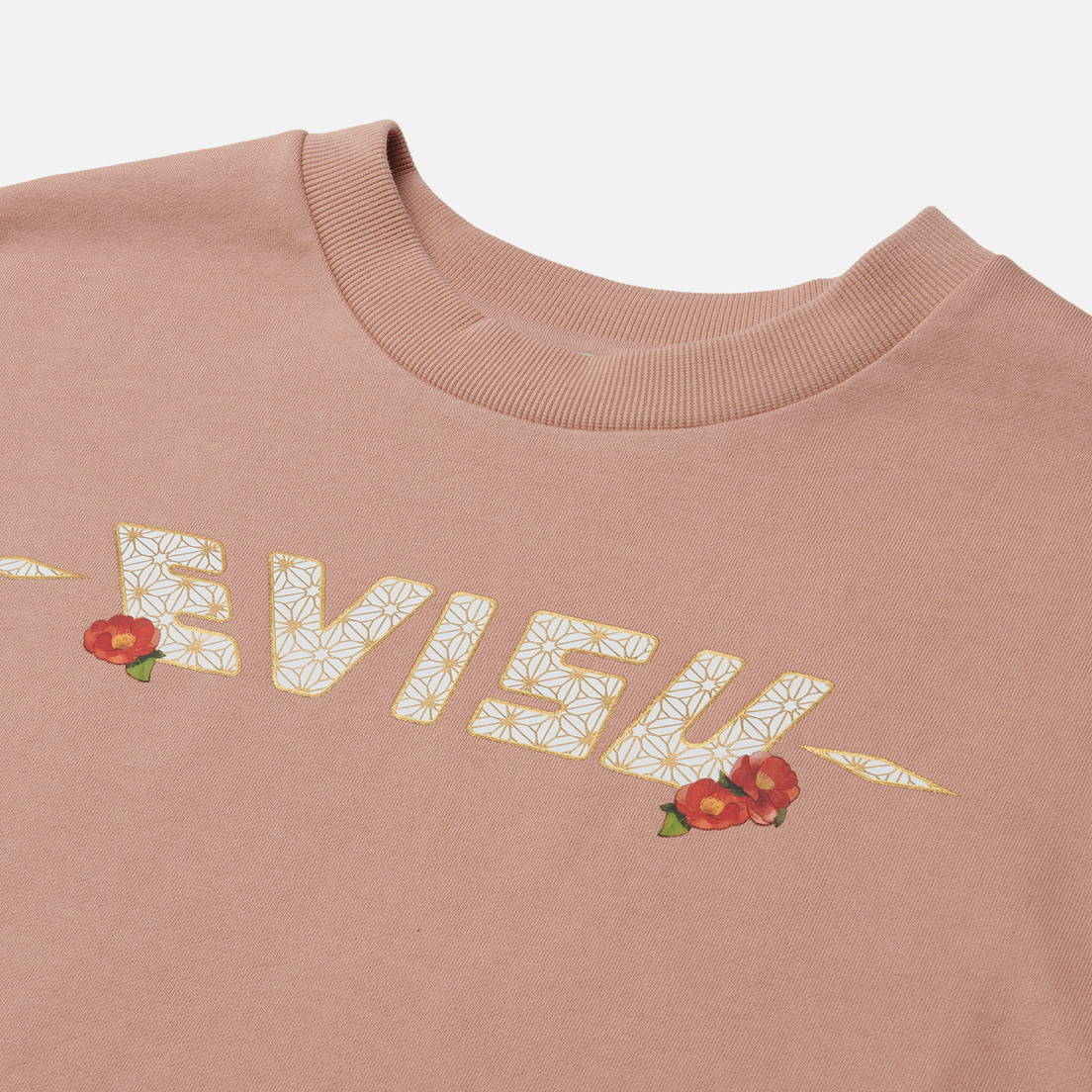 Evisu Женская толстовка Printed Peacock Tsubaki & Logo Oversized