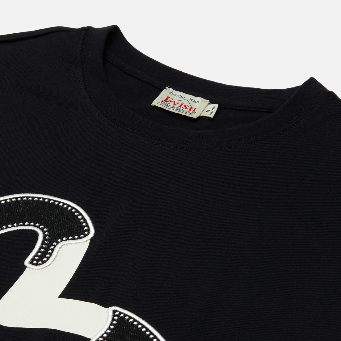 Evisu Женская футболка Seagull Denim Patched & Stud