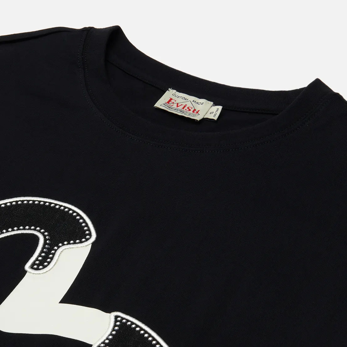 Evisu Женская футболка Seagull Denim Patched & Stud