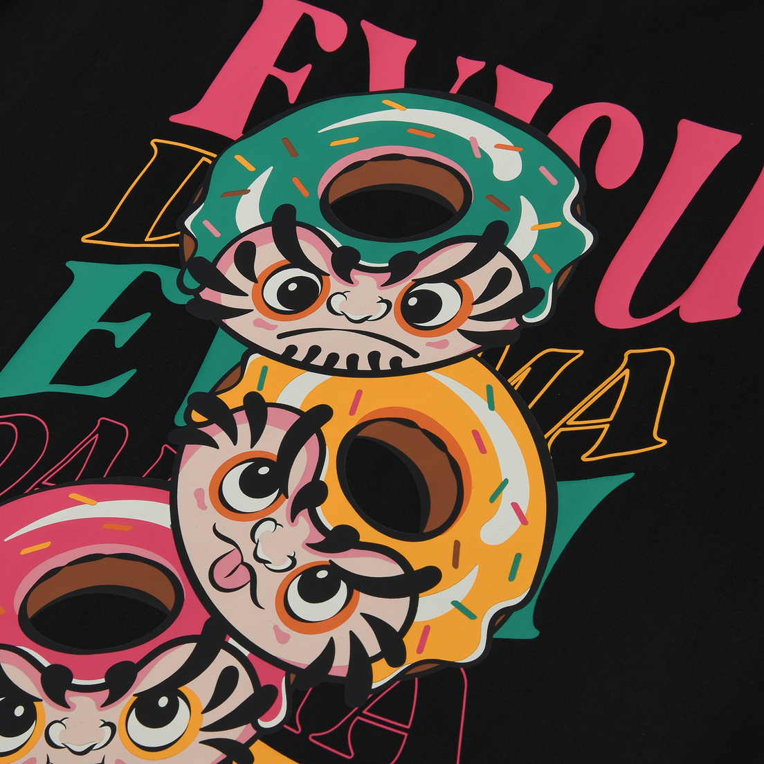 Evisu Женская футболка Daruma Doughnut Printed