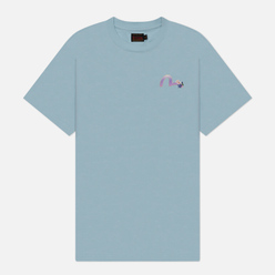 Evisu Женская футболка Printed Cranes Floral Daicock Seagull Boyfriend