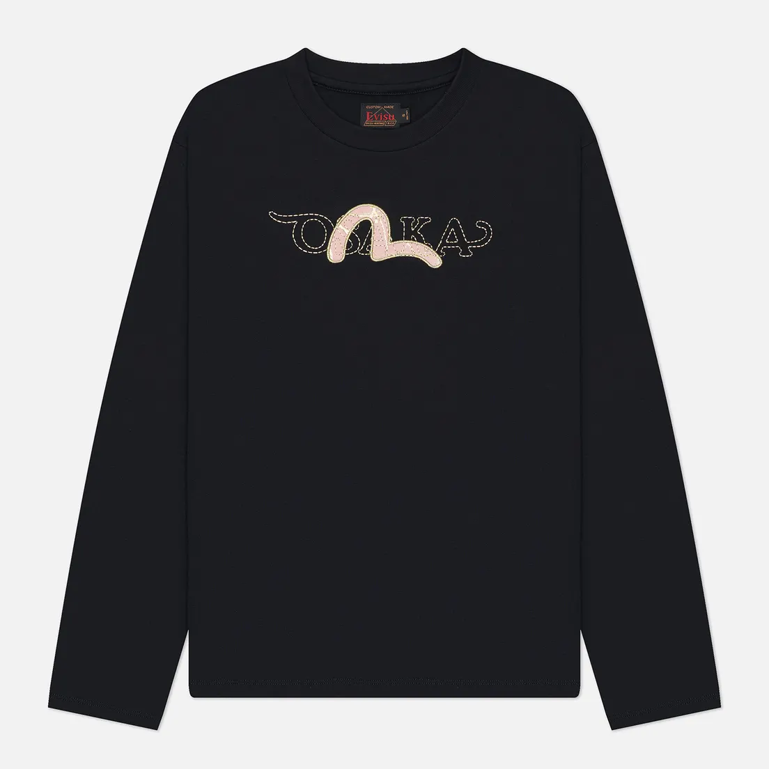 Evisu Женский лонгслив Brocade Seagull Embroidery