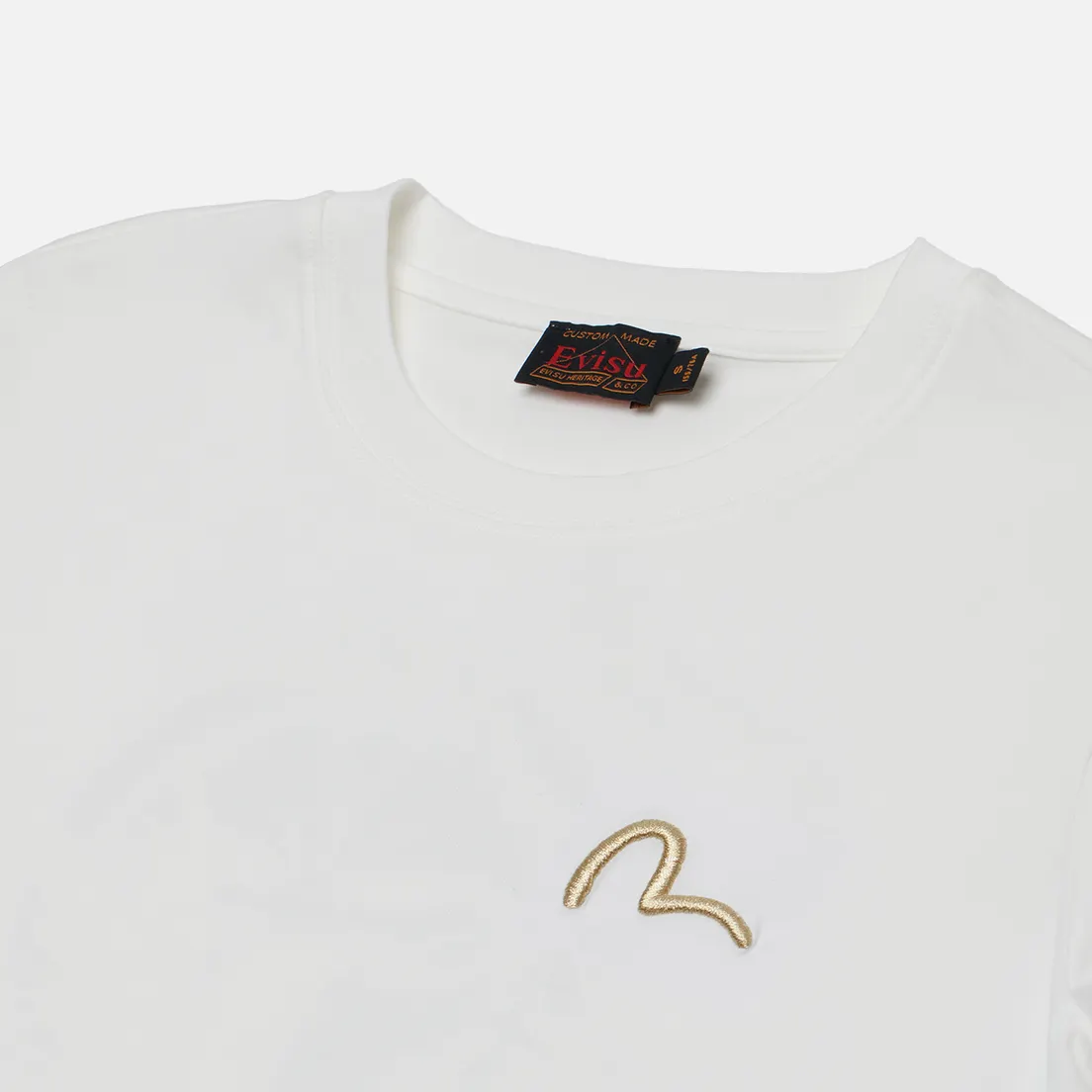 Evisu Женская футболка Hummingbird & Magnolia Flower Printed