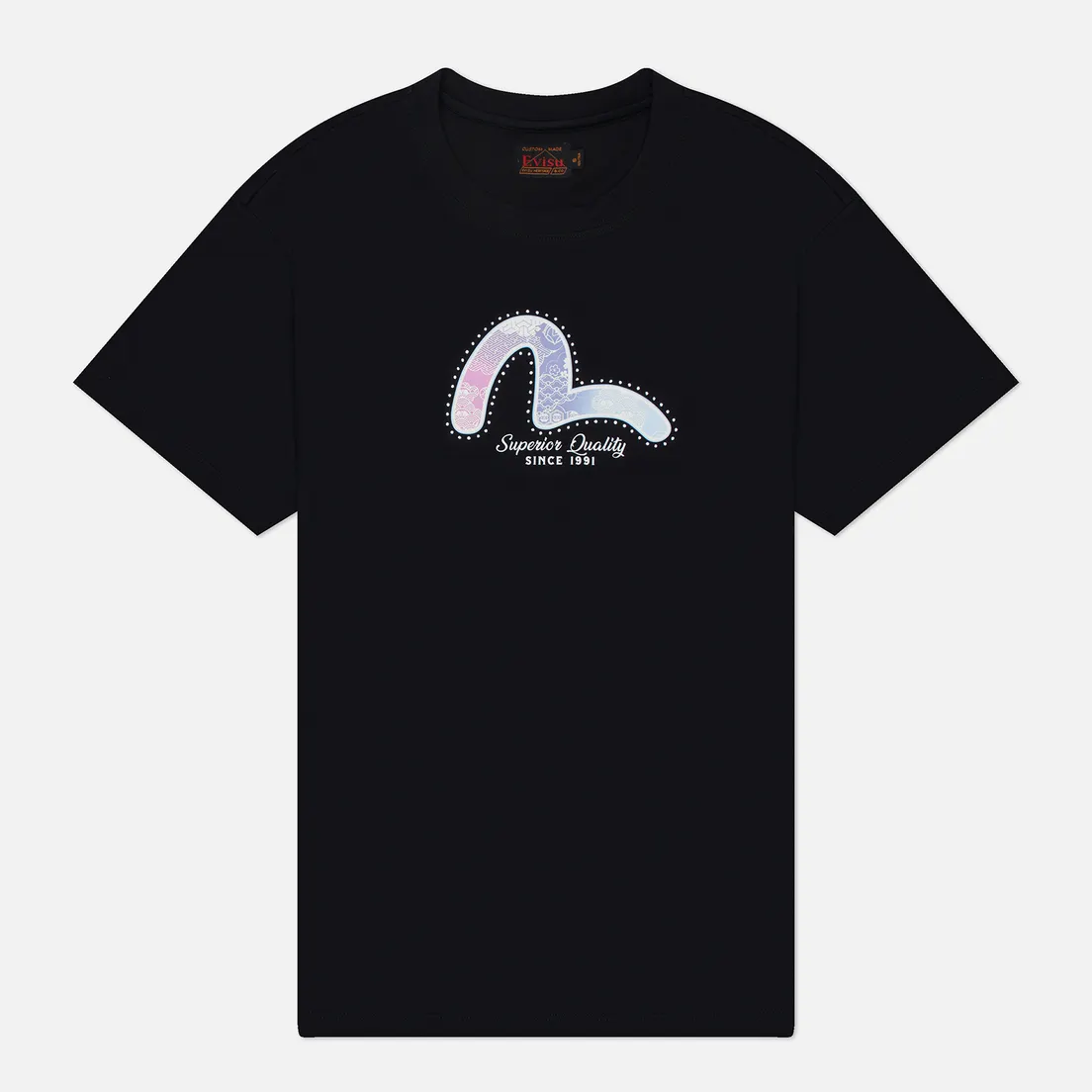 Evisu Женская футболка Seagull Foil Printed