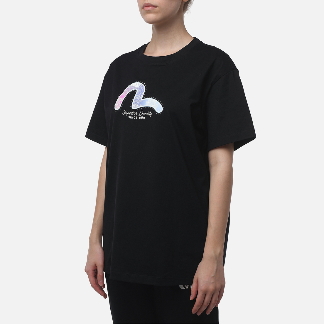 Evisu Женская футболка Seagull Foil Printed