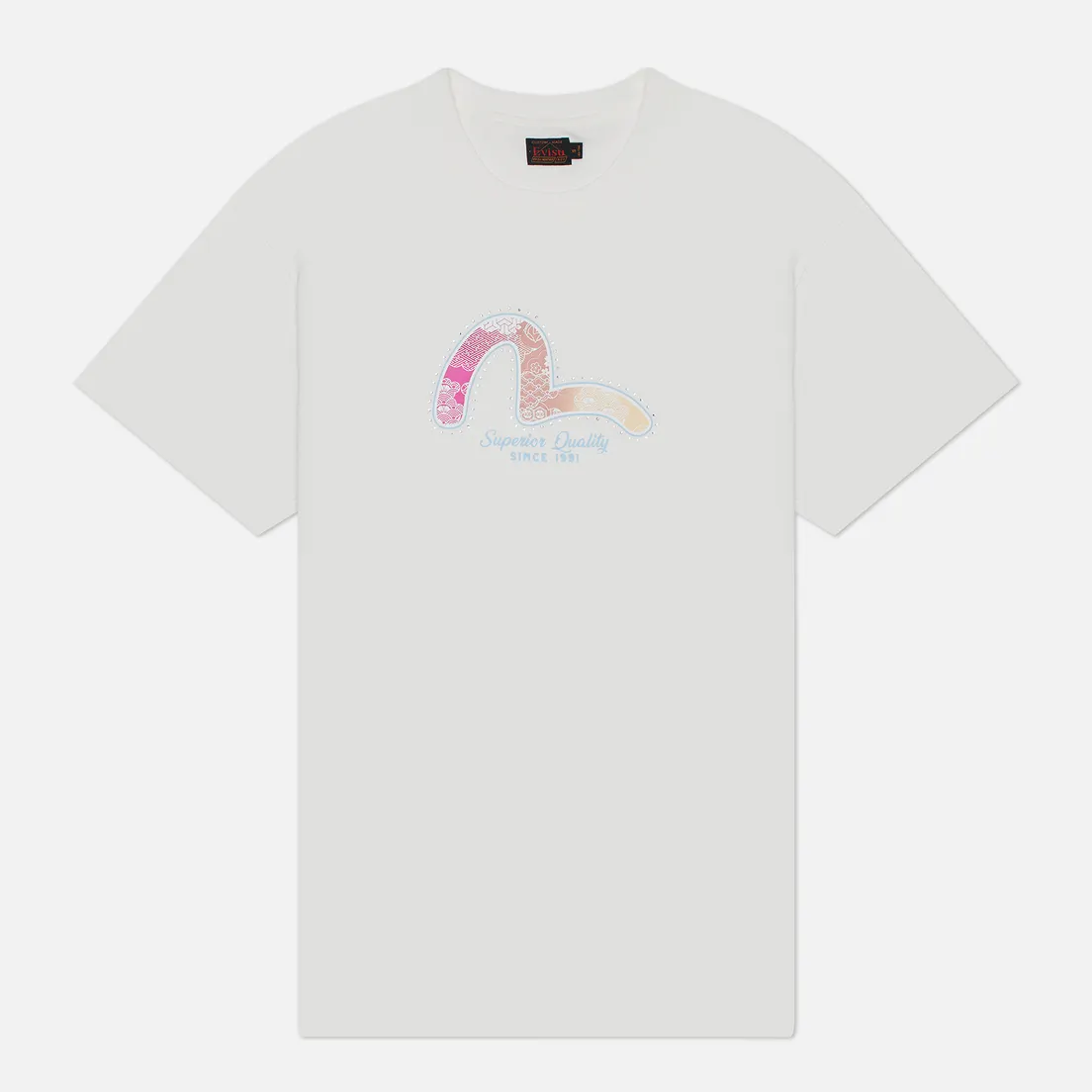 Evisu Женская футболка Seagull Foil Printed