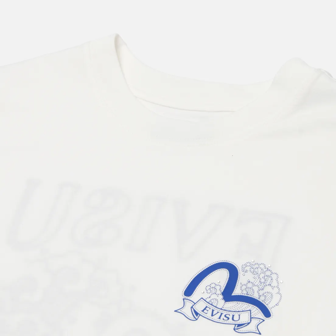 Evisu Женская футболка Nautical Theme Print & Embroidery