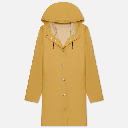 Женская куртка дождевик Stutterheim Mosebacke Lightweight, цвет жёлтый, размер L