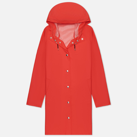 Женская куртка дождевик Stutterheim Mosebacke Lightweight, цвет красный, размер S