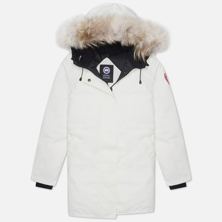 Женская куртка парка Canada Goose Victoria, цвет белый, размер XS