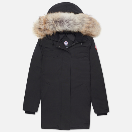 Женская куртка парка Canada Goose Victoria, цвет чёрный, размер S