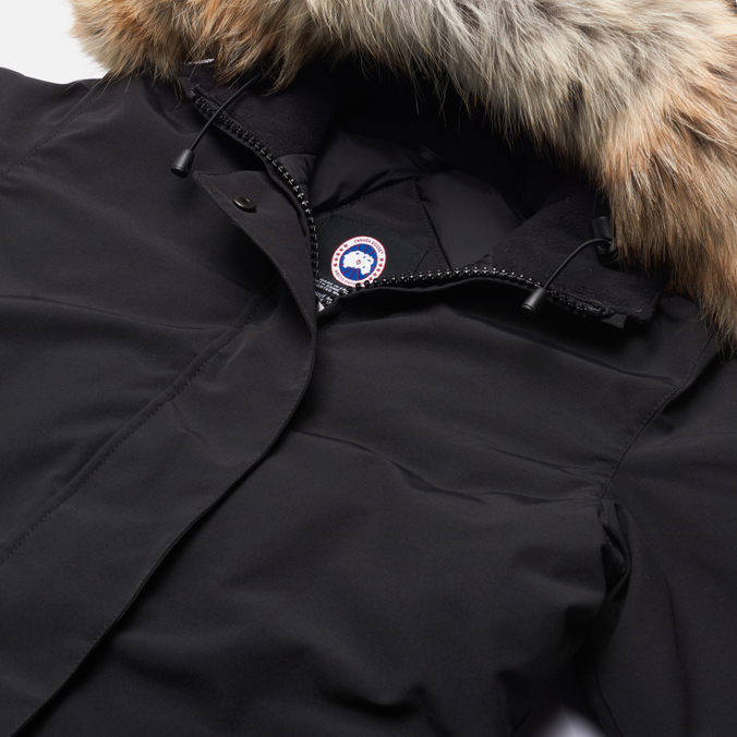 Женская куртка парка Canada Goose, цвет чёрный, размер L 3037L-61 Victoria - фото 2