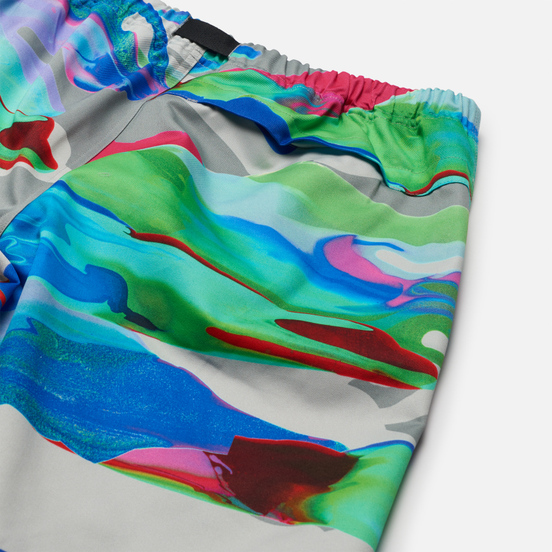 Мужские шорты MSGM Melting Colors Print Grey