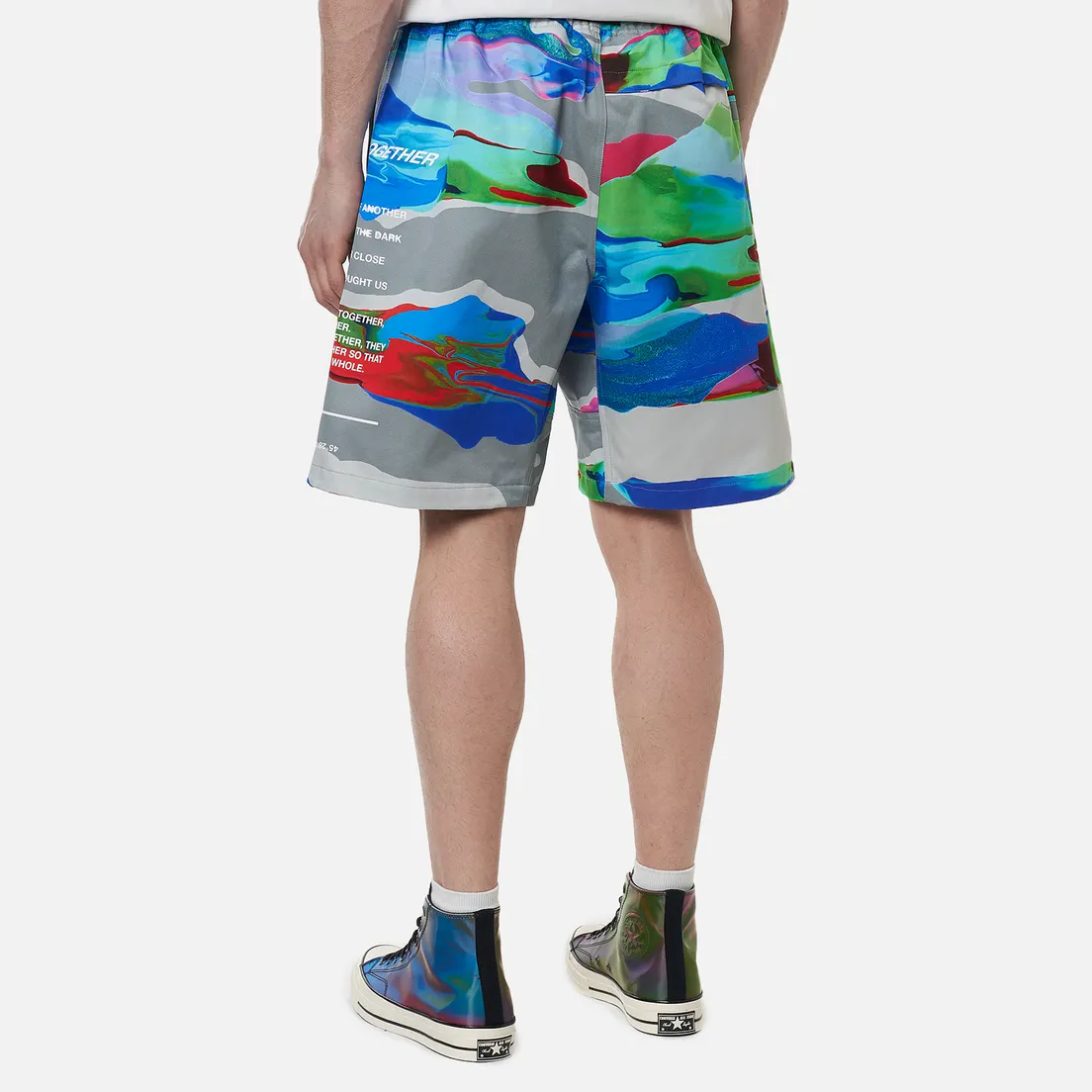 MSGM Мужские шорты Melting Colors Print