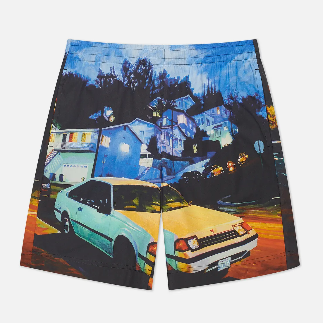 MSGM Мужские шорты x Seth Armstrong Capsule Print 1