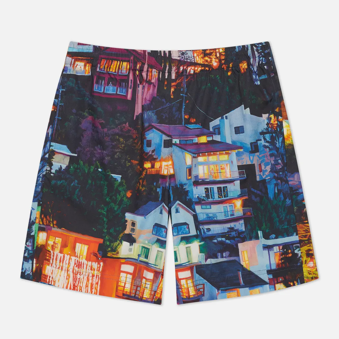 MSGM Мужские шорты x Seth Armstrong Capsule Print 2