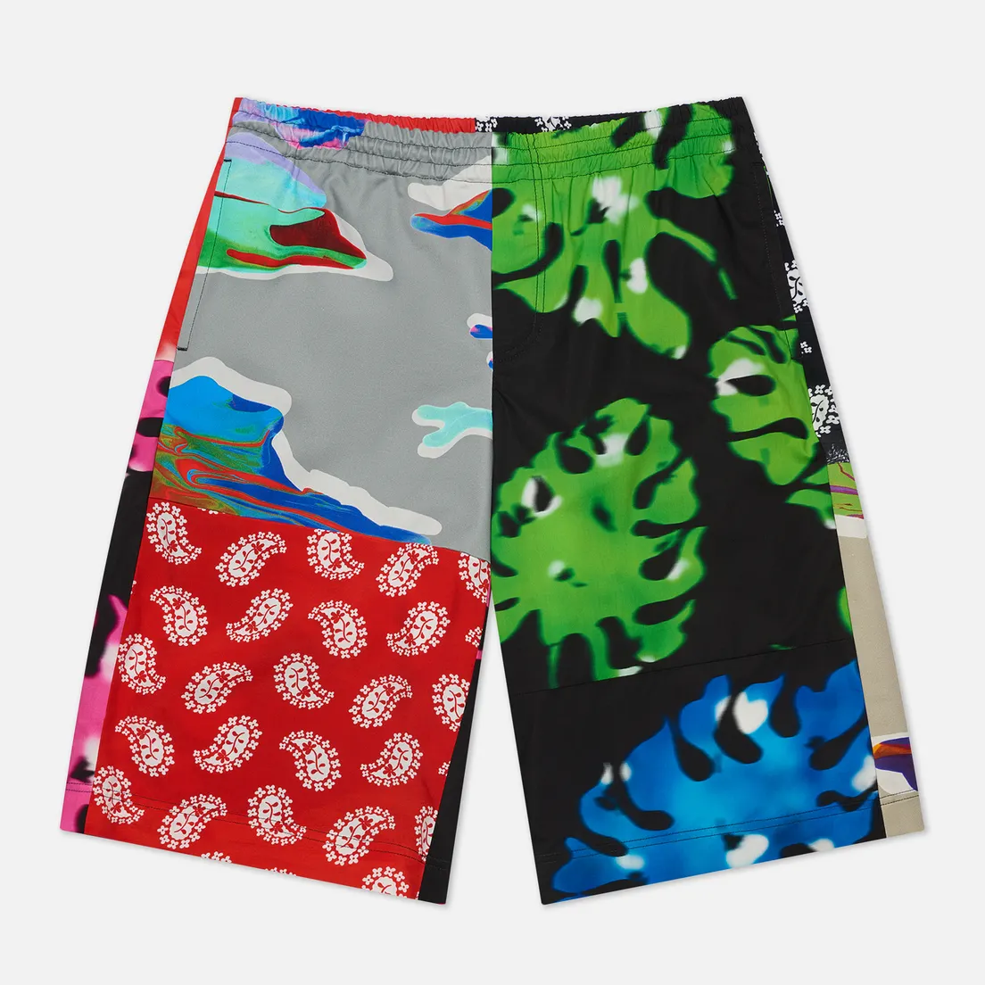 MSGM Мужские шорты Patchwork Prints