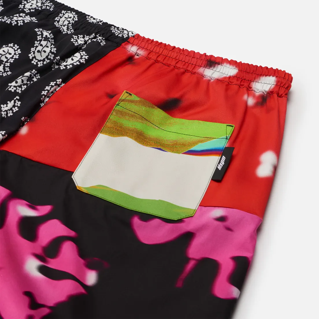 MSGM Мужские шорты Patchwork Prints