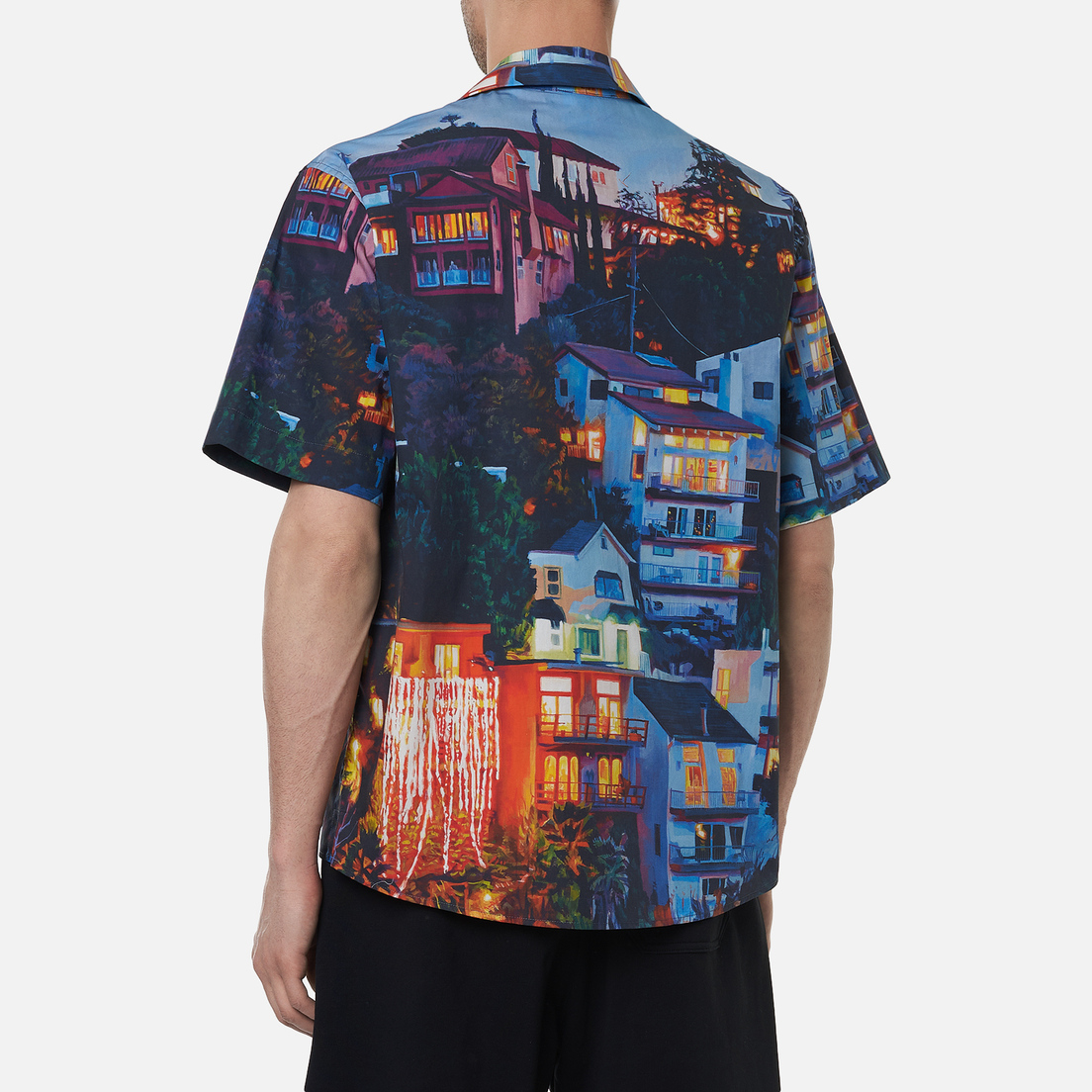 MSGM Мужская рубашка x Seth Armstrong Capsule Print 2