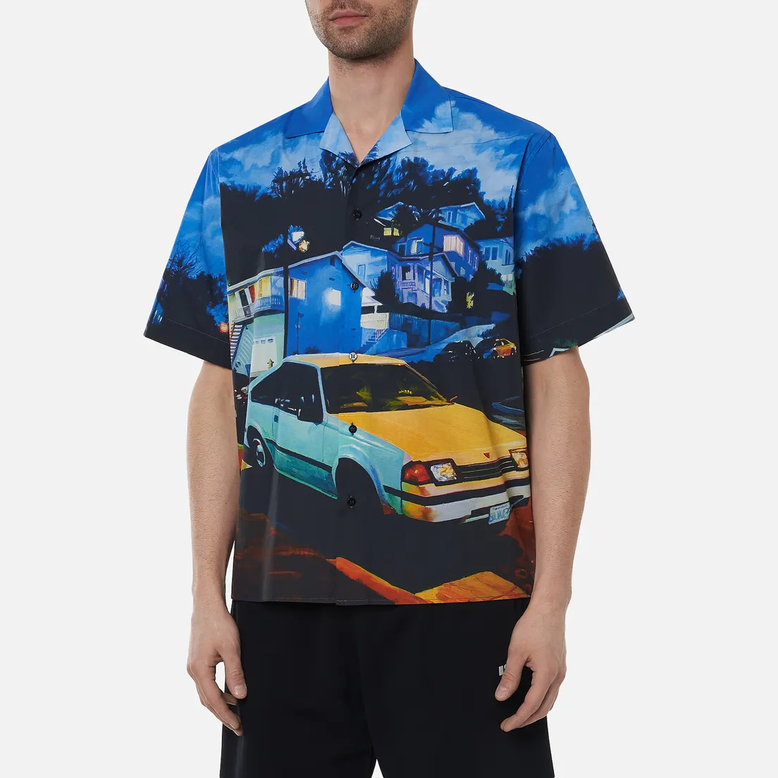 MSGM Мужская рубашка x Seth Armstrong Capsule Print 1