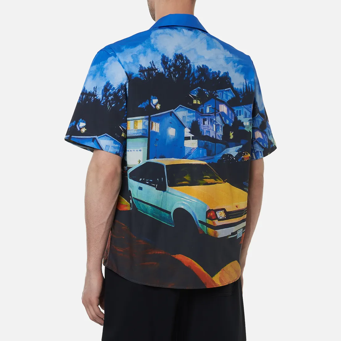 MSGM Мужская рубашка x Seth Armstrong Capsule Print 1