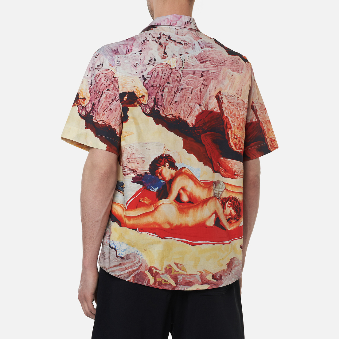 MSGM Мужская рубашка x Seth Armstrong Capsule Print 3