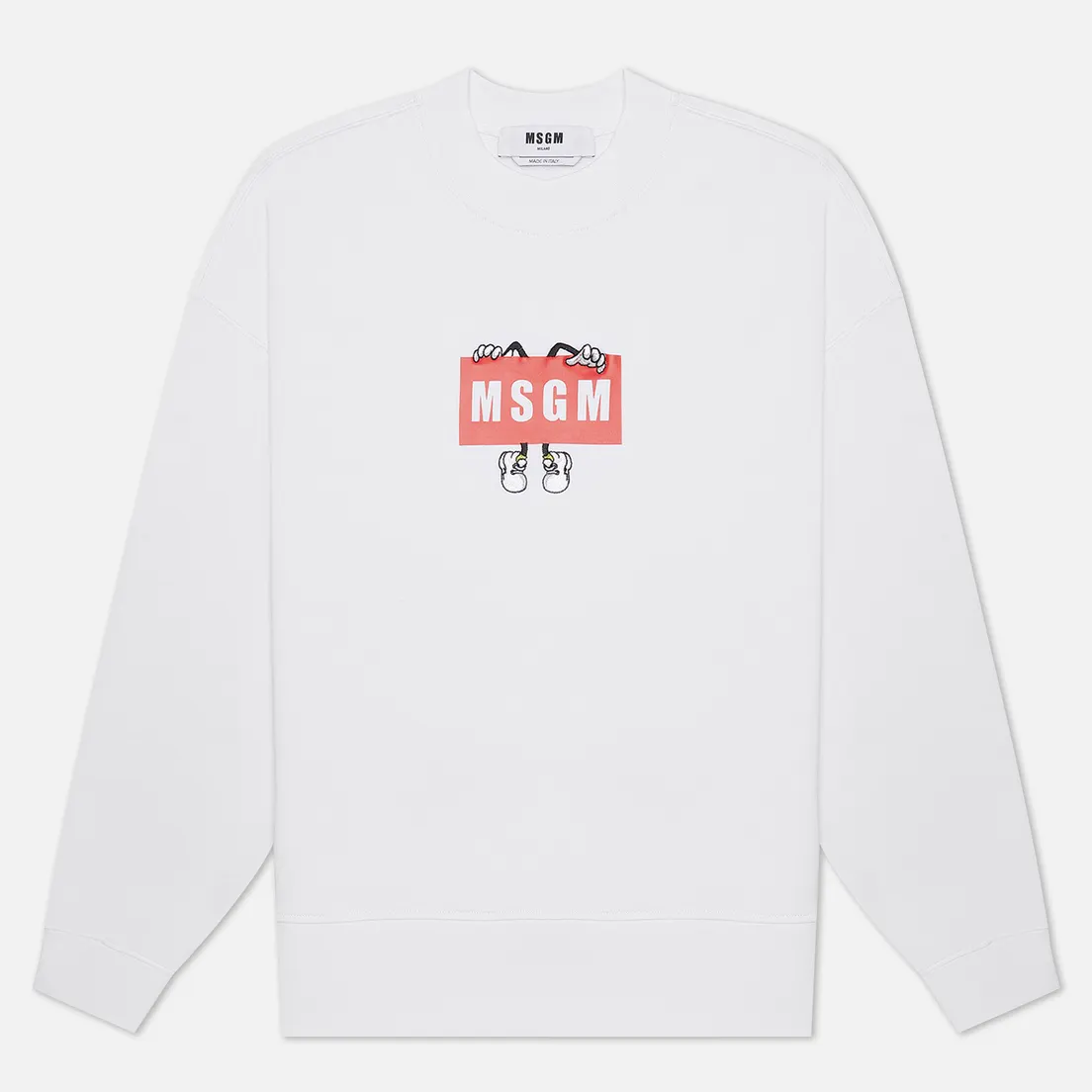 MSGM Мужская толстовка Box Comics Crew Neck