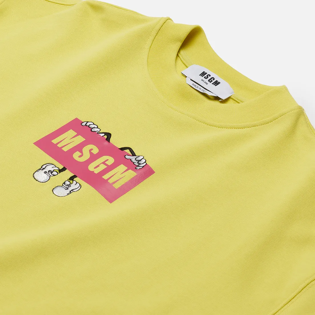 MSGM Мужская толстовка Box Comics Crew Neck