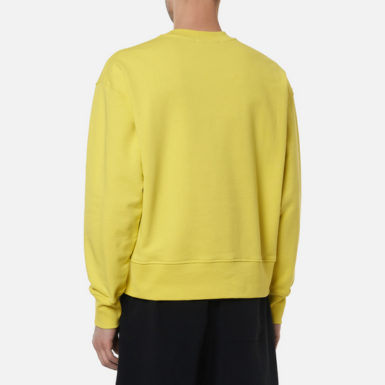 Мужская толстовка MSGM Box Comics Crew Neck Lemon Yellow