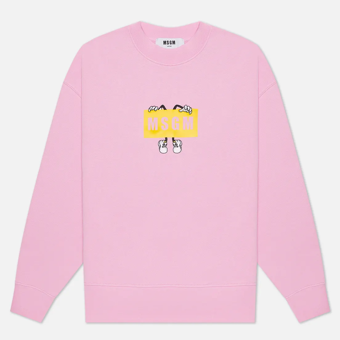 MSGM Мужская толстовка Box Comics Crew Neck