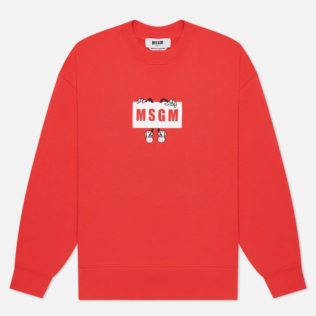 MSGM Мужская толстовка Box Comics Crew Neck