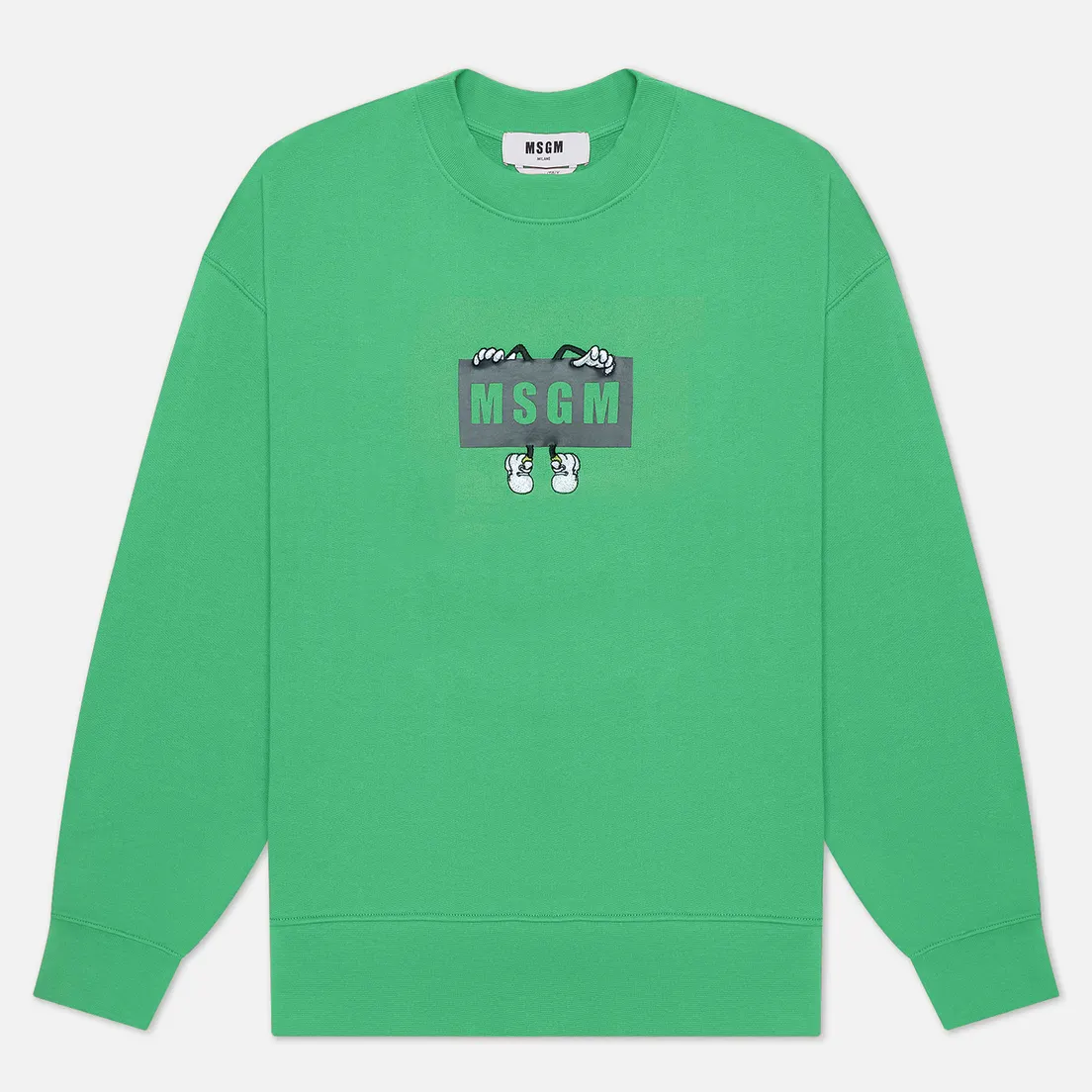 MSGM Мужская толстовка Box Comics Crew Neck