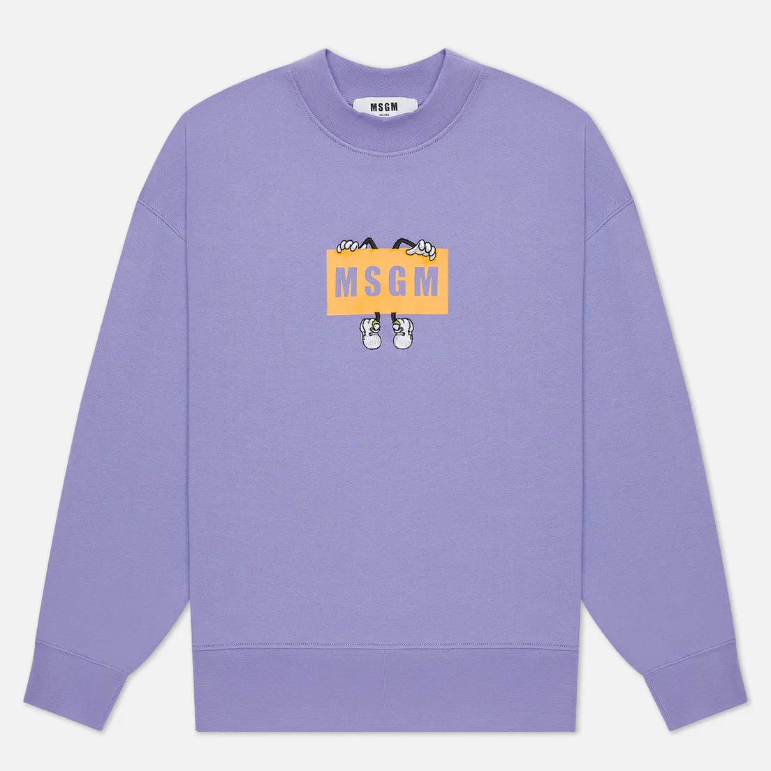 MSGM Мужская толстовка Box Comics Crew Neck