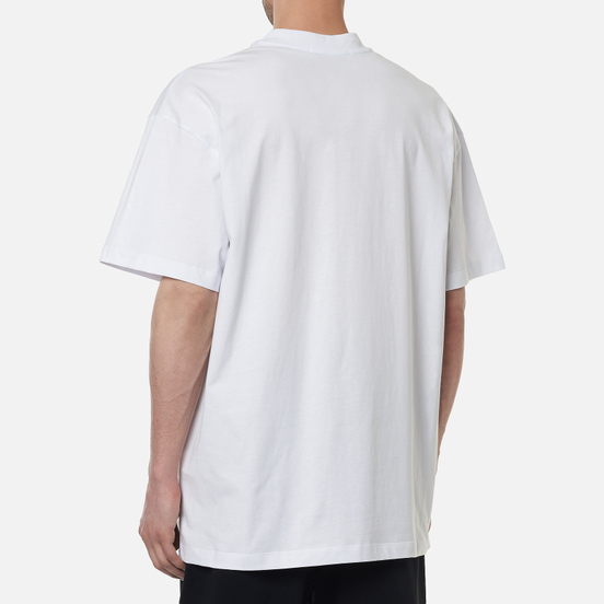 Мужская футболка MSGM Box Comics Crew Neck White