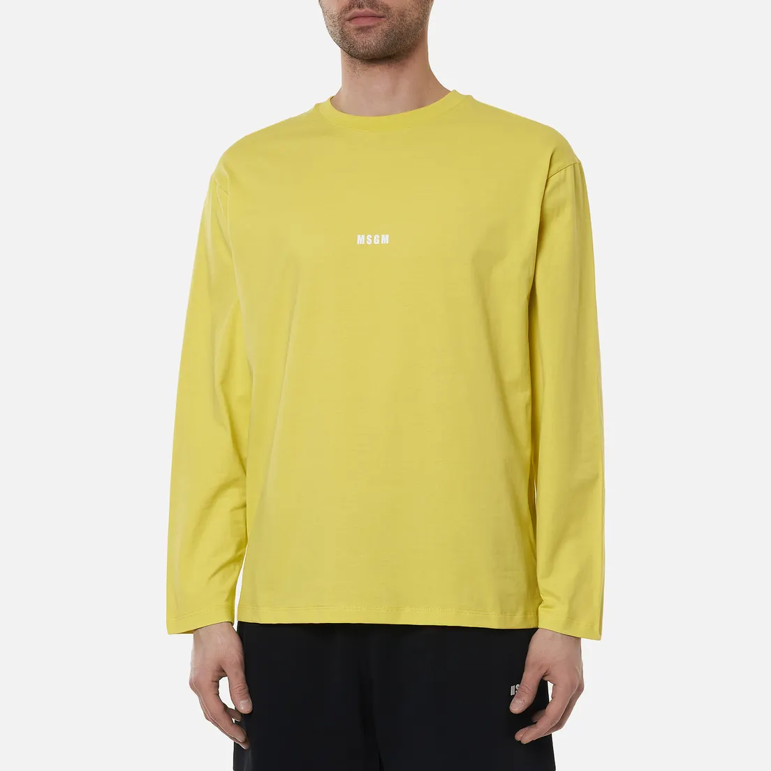 MSGM Мужской лонгслив Micrologo