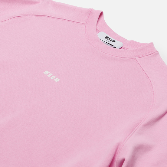 Мужская толстовка MSGM Micrologo Pink