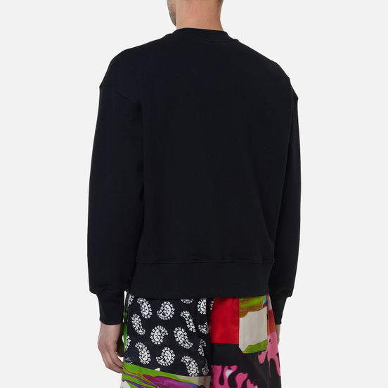 Мужская толстовка MSGM Essentials Crew Neck Black