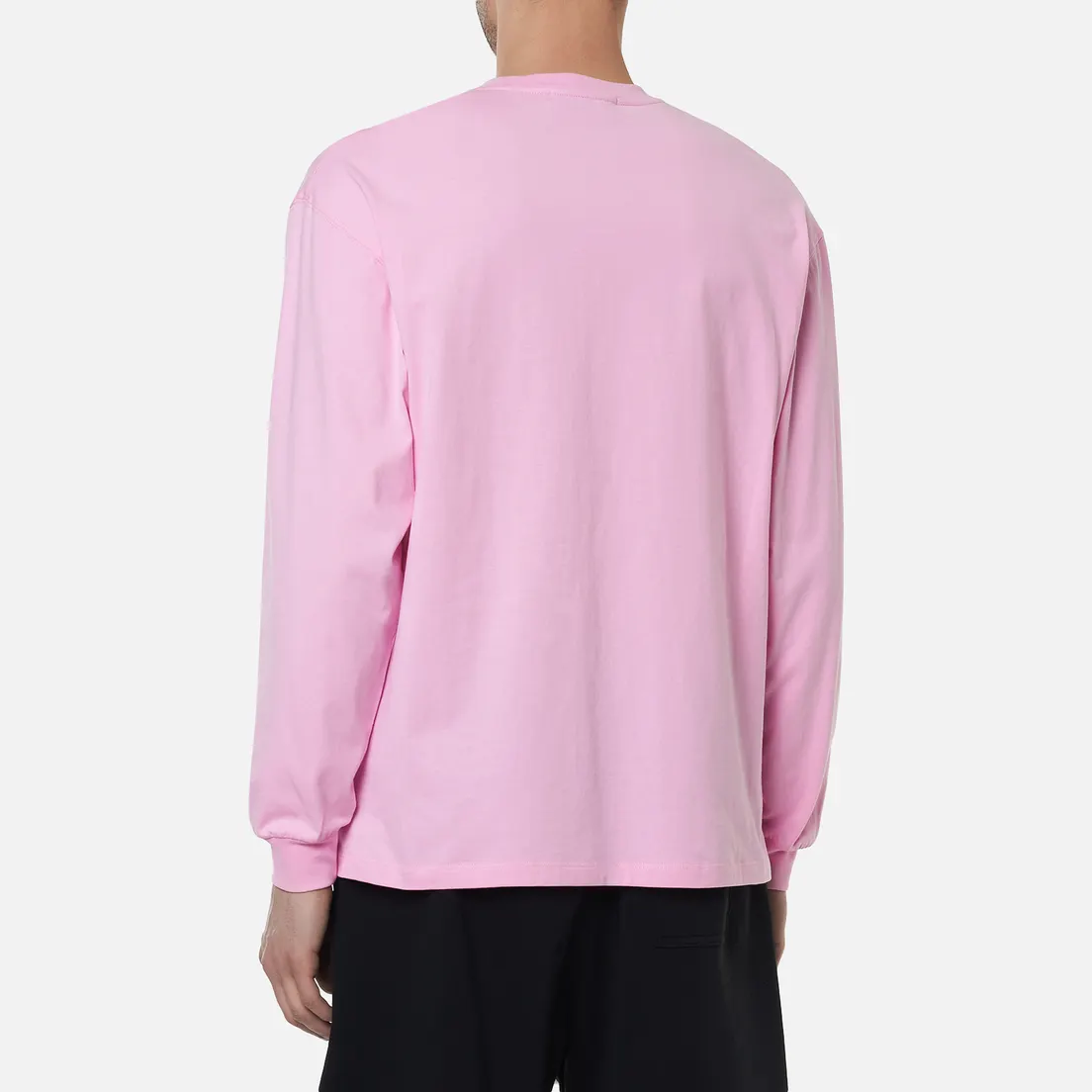 MSGM Мужской лонгслив Essentials Crew Neck
